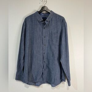 Tommy bahama navy Gray‎ tone long sleeve XXL
